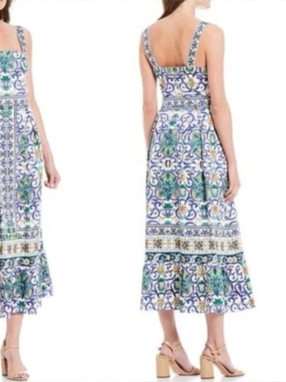 NWT Antonio Melani Paige Mosaic Printed Dress
